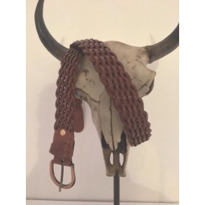 Brunt lderblte i Flet. Vintage, men som nyt.