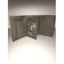 Treffljet tegnebog i skind Vintage.