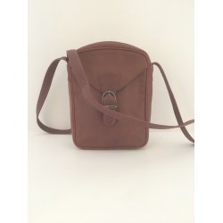 Vintage Unisex taske i brunt.