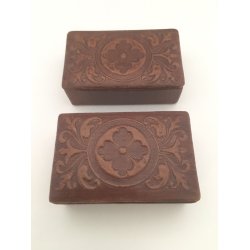 Prget Vintage boks i lder