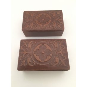 Prget Vintage boks i lder