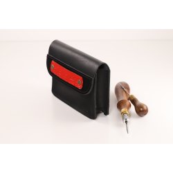 Lille Blte taske  i sort kernelder