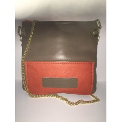 Rita: Skindtaske med guld kde