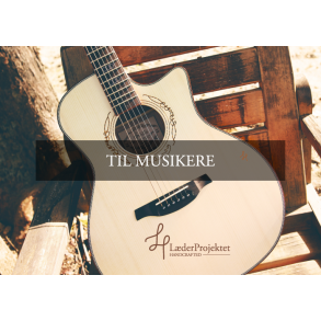 Lder og skind produkter til musikere og instrumenter