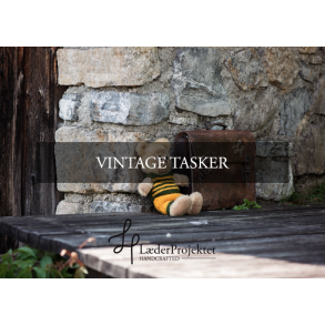 Vintage tasker i lder og skind