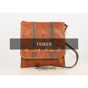 Tasker i skind og lder